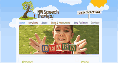 Desktop Screenshot of nwspeechtherapy.com